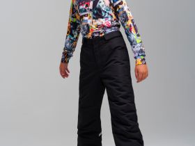 Брюки текстильные с полиуретановым покрытием для мальчиков