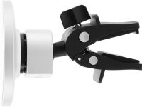 Автомобильный держатель Magssory Disc с БЗУ серебристый