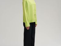 Кардиган свободного кроя с хлопком