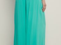 Брюки широкого кроя на резинке