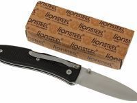 Нож складной LionSteel 8800 BK Opera, сталь D2 Tool Steel, рукоять стеклотекстолит G-10, черный