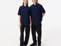Мужская рубашка-поло Lacoste свободного кроя из плотного хлопка