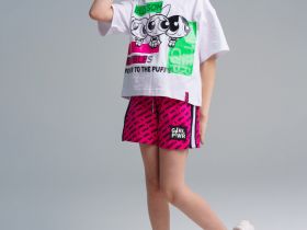 Панама текстильная для девочек