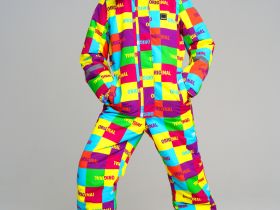 Комбинезон текстильный с полиуретановым покрытием для девочек