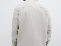 Куртка-рубашка из твила, Бежевый