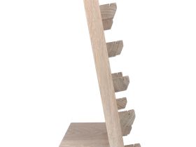 Подставка для коллекции из 5-ти ножей Woodinhome HKS0205OW, дуб