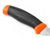 Нож с фиксированным лезвием Morakniv Companion F серрейтор, сталь Sandvik 12С27, рукоять резина/пластик