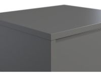 Тумба прикроватная Изи 40x56 Графитовый/Розовый
