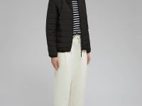 Стеганый пуховик с натуральным пухом