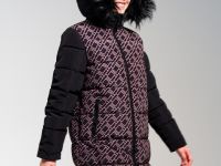 Пальто текстильное с полиуретановым покрытием для девочек