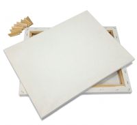 Холст на подрамнике грунтованный "Художник" мелкозернистый 60x90 см (хлопок 100%)