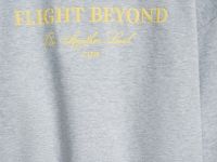 Свитшот с вышивкой, Серый