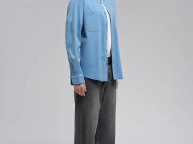 Рубашка с нагрудными карманами