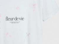 Футболка с цветочным принтом, Белый