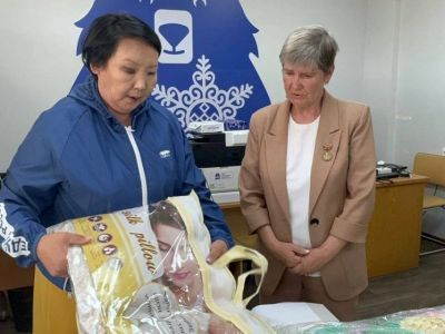 Марина Бахилина доставила гуманитарную помощь для пострадавших жителей в Курской области