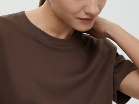 Футболка из мерсеризованного хлопка
