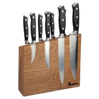 Подставка настольная магнитная для 8 ножей Woodinhome KS004SON, дуб