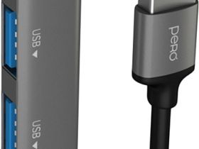 USB-хаб Pero MH01 USB / USB Серый