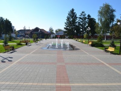 Парковая зона села Верхняя Хава