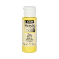 Акрил для декора Pebeo "Acrylic Paint" 59 мл, глянцевый, ярко-желтый