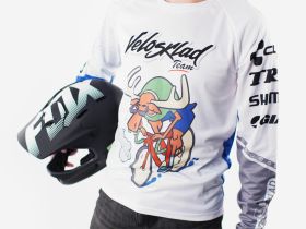 Velosklad Джерси Velosklad Лось, цвет Белый, ростовка 46