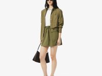 Женская хлопковая футболка Lacoste