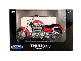 12804PW Игрушечный мотоцикл Welly Triumph Rocket III