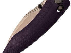 Складной нож Tuotown Wiz, сталь T10S, рукоять Purple G10