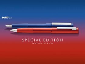 Ручка перьевая LAMY 077 aion, EF Красный