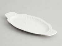 Блюдо Emboss White