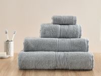 Полотенце махровое Piega, серое