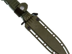 Тактический нож Витязь-1, сталь AUS-8, рукоять эластрон, олива