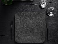Villeroy & Boch Тарелка 32,5 см Black/Gray Manufacture Rock Villeroy & Boch