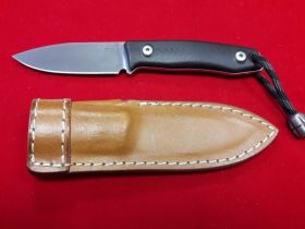 Нож с фиксированным клинком LionSteel M1 GBK, сталь M390, рукоять G10, черный