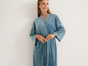 Халат Lusso, голубой