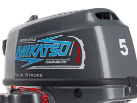 4х-тактный лодочный мотор MIKATSU MF5FHS + внешний топливный бак 12 л.