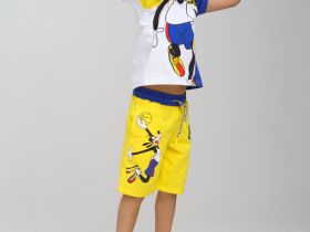 Комплект для мальчика с принтом Disney: футболка, шорты