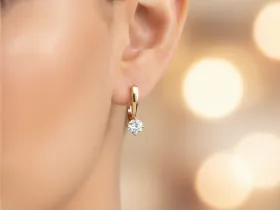 Серьги из желтого золота э0312сг04200689