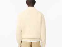 Мужской свитер Lacoste из овечьей шерсти на молнии