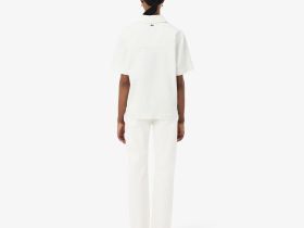 Женские джинсы Lacoste прямого кроя