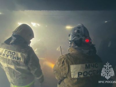 В Томпонском районе при пожаре погиб мужчина