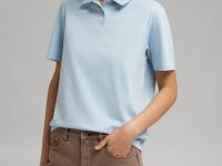 Свободное поло comfort fit из хлопкового джерси