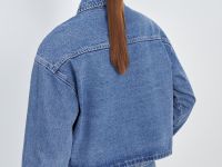 Джинсовая куртка-рубашка