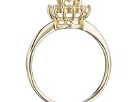 Кольцо из желтого золота с бриллиантами э0301кц09200303