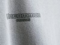 Футболка в рубчик с принтом, Серый