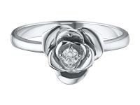 Кольцо из белого золота с бриллиантом э0901кц04200870