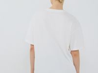 Футболка оверсайз с вышивкой, Белый