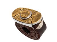 Ремень-нож Байкер-2 Keeperbelt, латунь