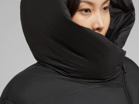 Стеганый пуховик с натуральным пухом