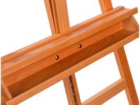 Мольберт напольный Лира с наклонной штангой Гамма "Студия", 65,5*85*164(225) см, бук